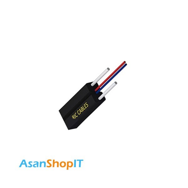 کابل فیبر نوری دراپ سیمین البرز دو مهار 2 کور , in-outdoor
