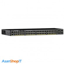 سوئیچ 48 پورت مدیریتی سیسکو مدل WS-C2960X-48TS-L (کارکرده)