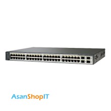 سوئیچ 48 پورت سیسکو مدل WS-C3750V2-48PS-E (کارکرده)