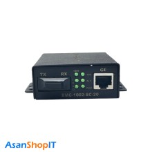 مبدل فیبر نوری (مدیا کانورتور) ای بی ام مدل BMC-1002-SC-20KM