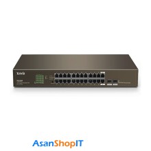 سوئیچ شبکه 24 پورت تندا مدل TEG1024F