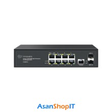 سوئیچ 8 پورت POE اینوورس مدل IN-2008MGP-2S