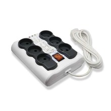 Omega-6-Outlet-1.8m-Power-Strip-Non-Earthing