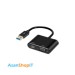 تبدیل USB 3.0 به HDMI و VGA کی نت مدل K-COUA30HV